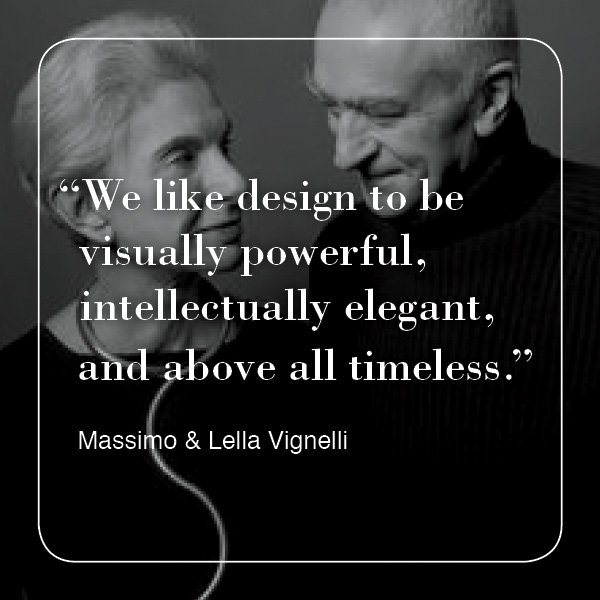 Massimo and Lella Vignelli