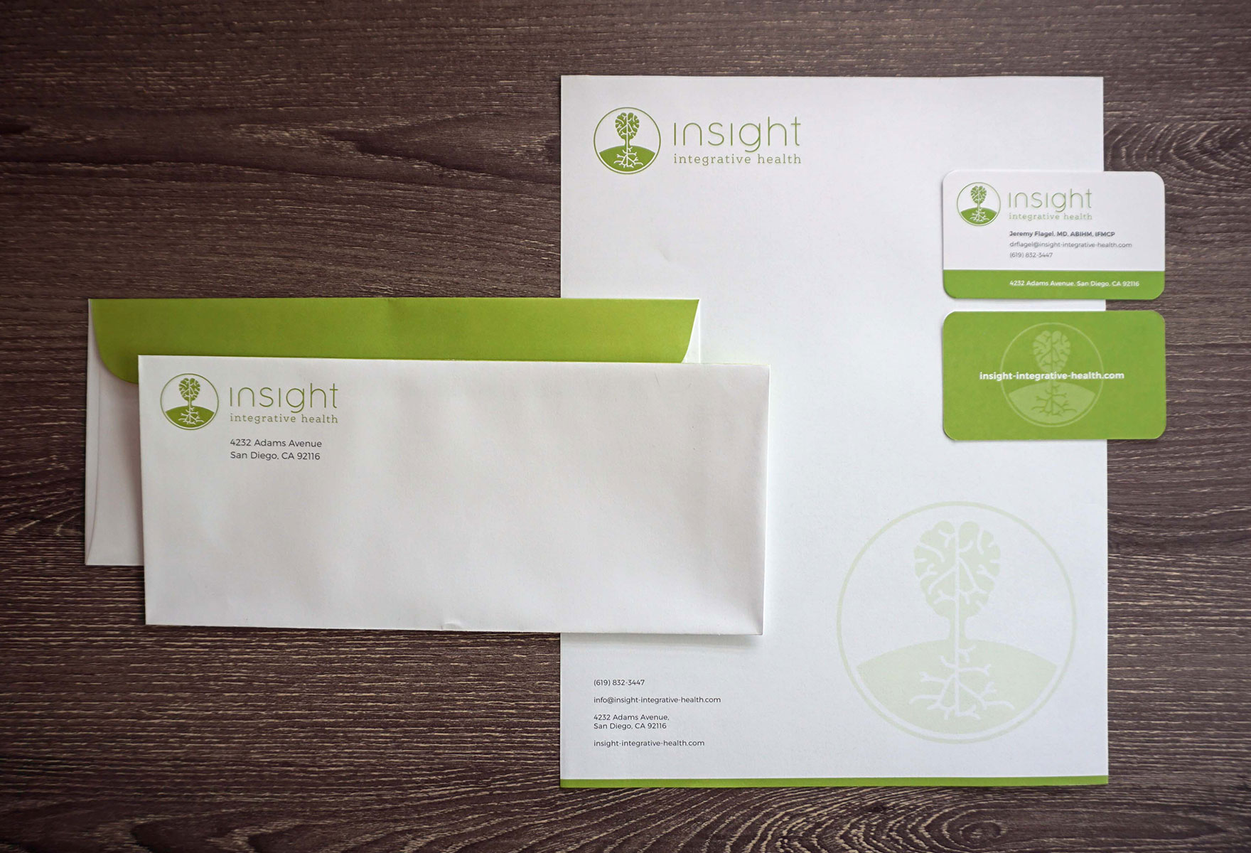 Insight Integrative Health printed materials