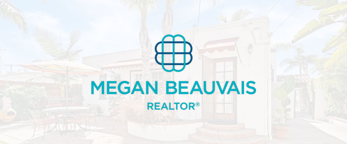 Logo, brand identity, and business cards for San Diego top realtor Megan Beauvais