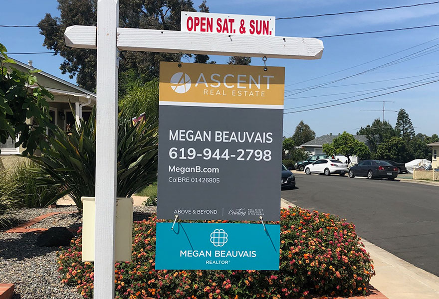 Megan Beauvais Realtor, Yard Sign