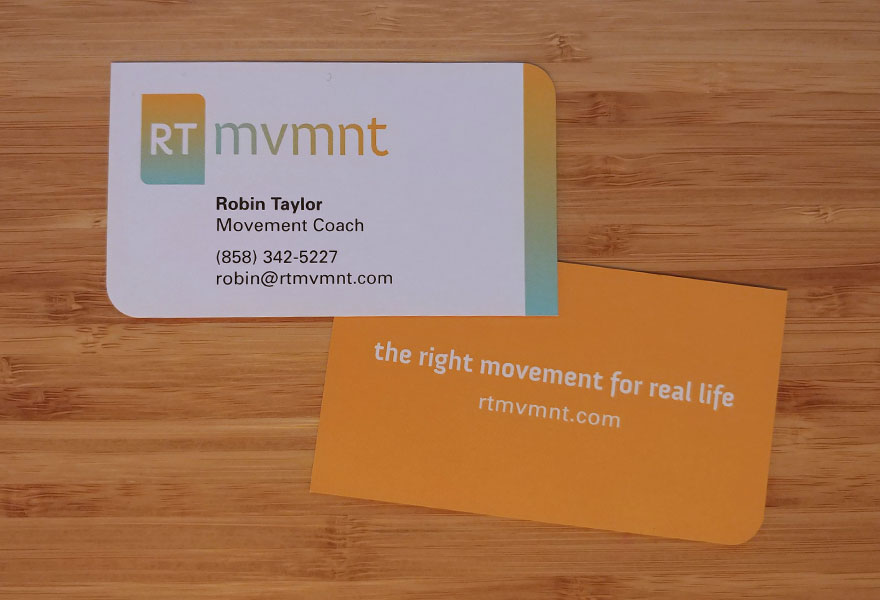 RT MVMNT business cards